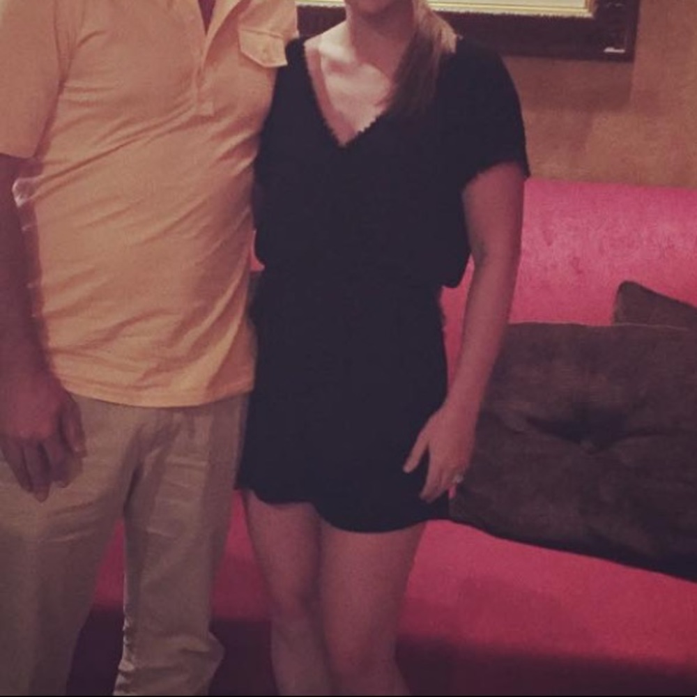 Loft Wrap Front and Tie Back Romper